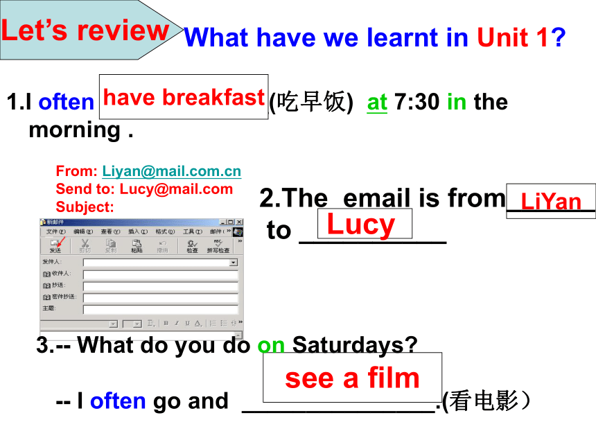 Unit 2 What’s your hobby？Lesson 7 课件