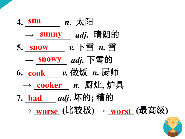 2020春人教新目标版七年级下册 Units 7-9复习课件（60张）