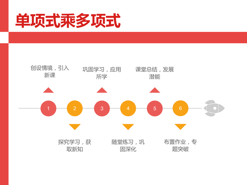 湘教版七年级数学下册第2章 整式的乘法2.1.4单项式乘多项式课件（14张PPT)