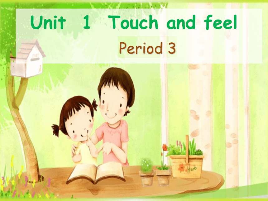 Unit 1 Touch and feel 第三课时课件