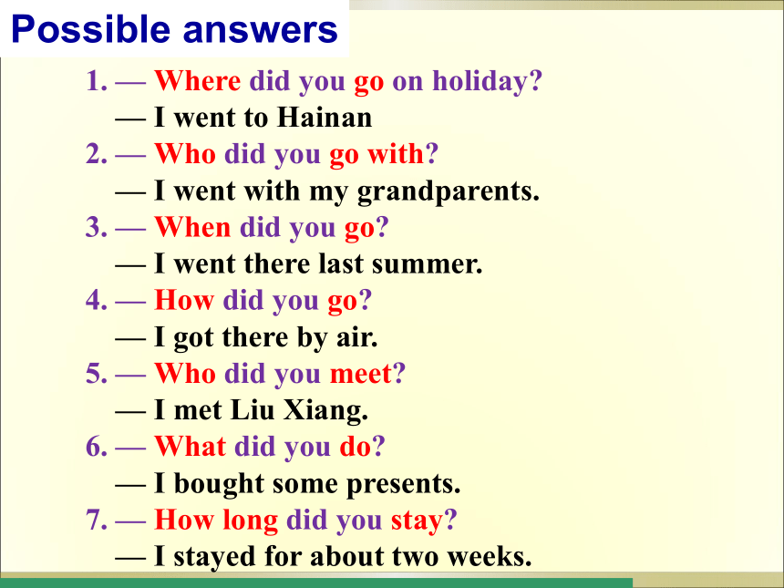 Module 10 A holiday journey Unit 3 Language in use 教学课件