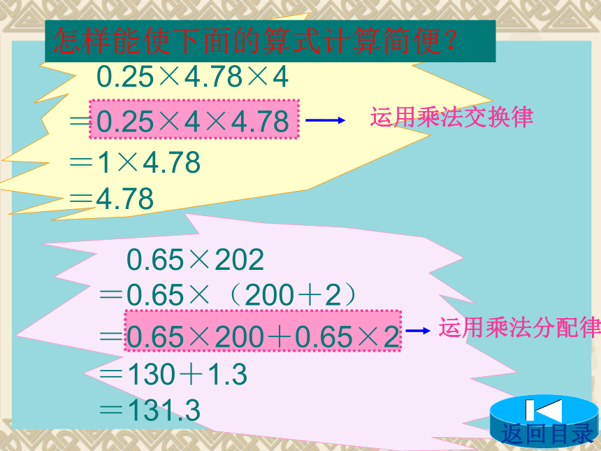 数学五年级上人教版1整数乘法运算定律推广到小数（16张）