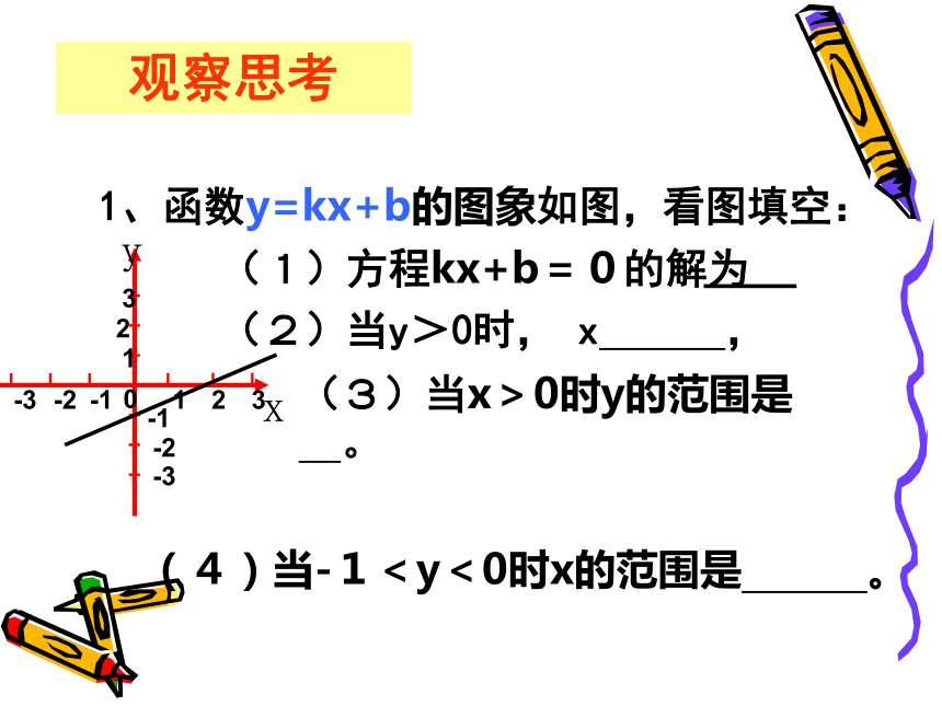 一次函数和不等式