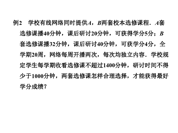 3.3.3 简单的线性规划问题（3） 课件（8张PPT）