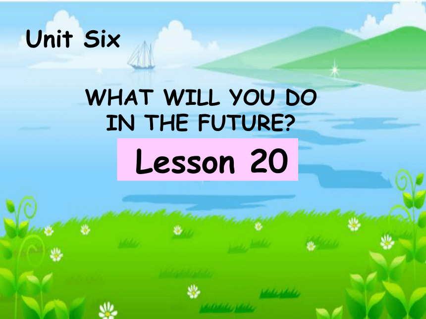 Unit 6 What will you do in the future? Lesson 20课件