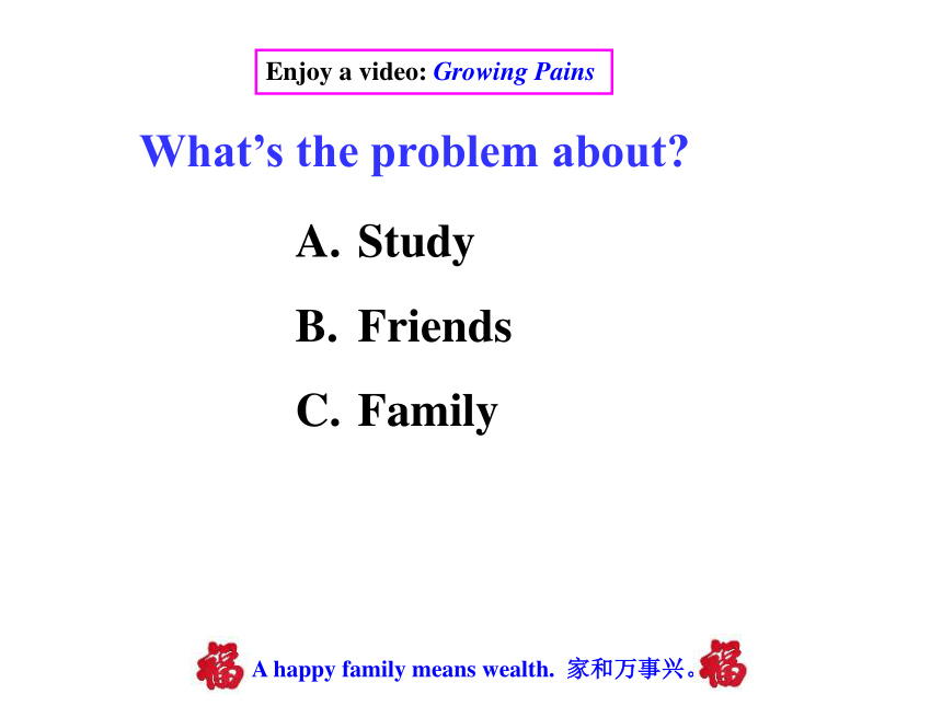 Unit 4 Why don’t you talk to your parents？Section A Period 2 课件