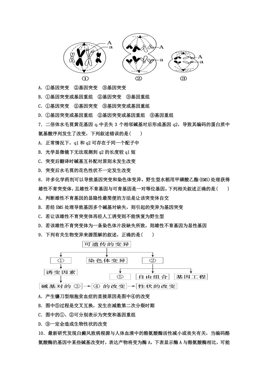 山西省应县第一中学2018-2019学年高二上学期第一次月考（9月）生物试题