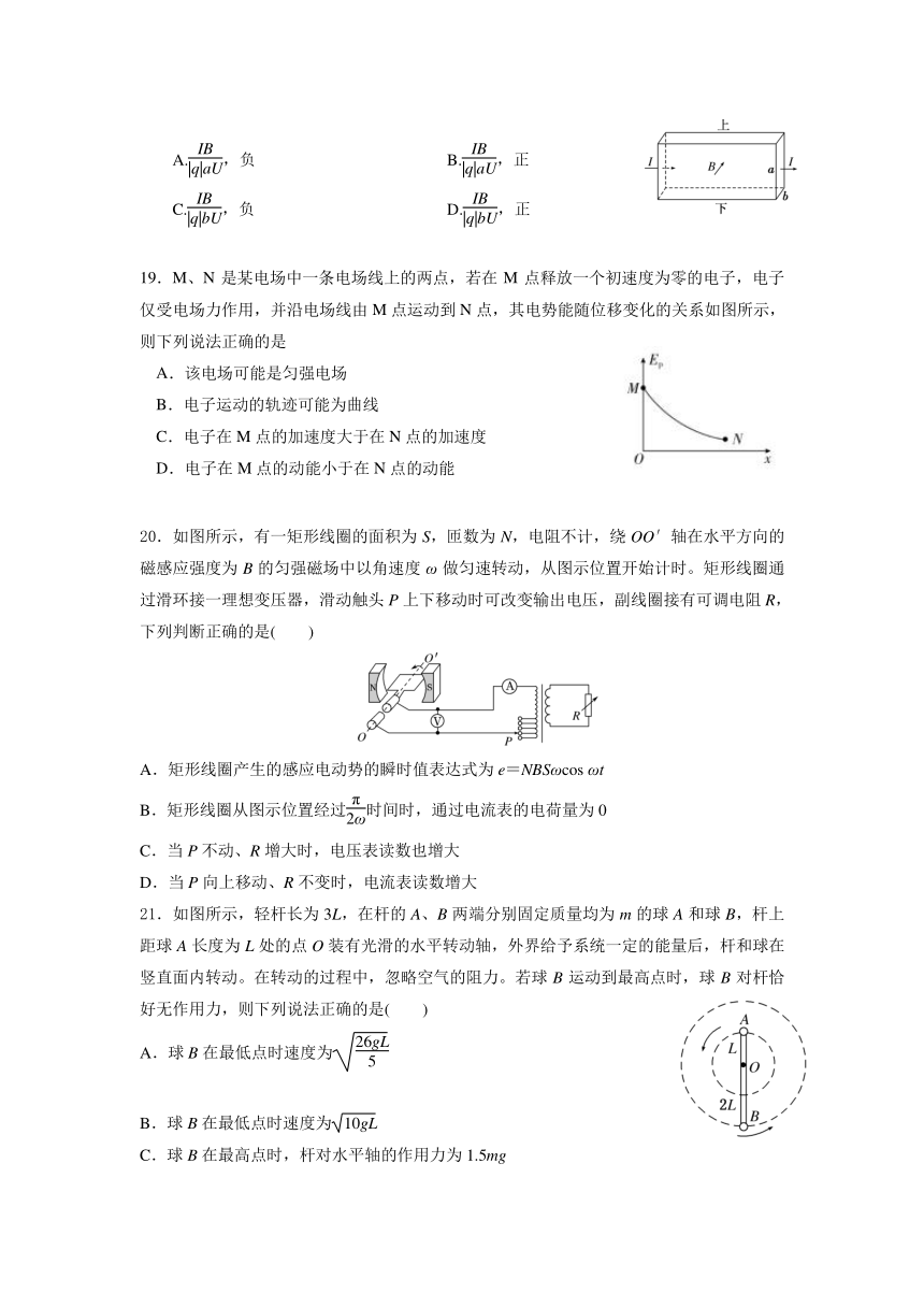 山东省潍坊市实验中学2017届高三下学期三轮复习高考模拟检测物理试卷