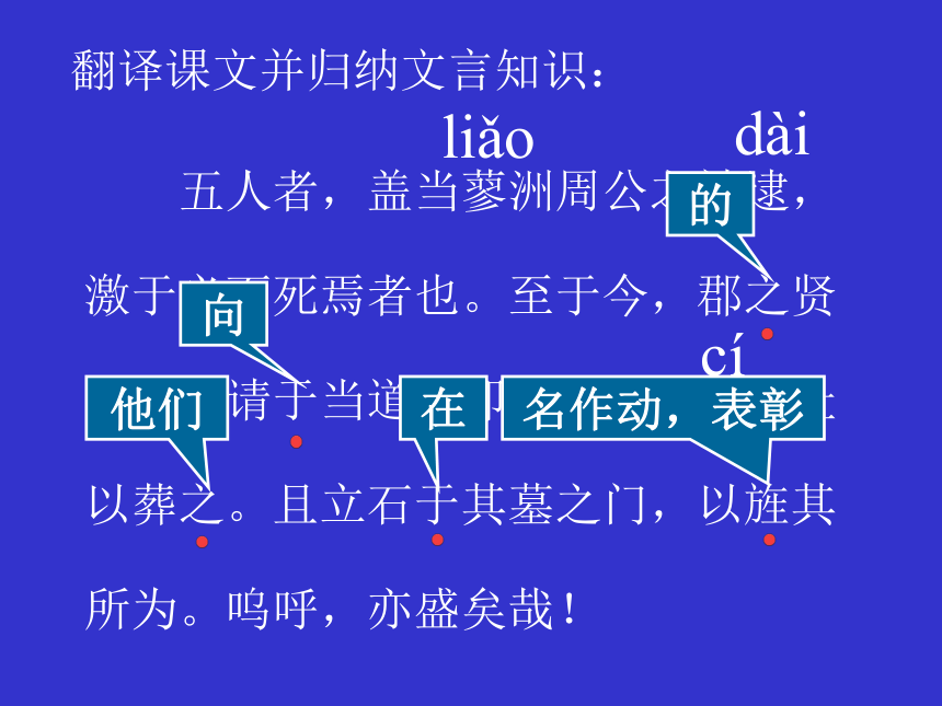 《五人墓碑记》课件