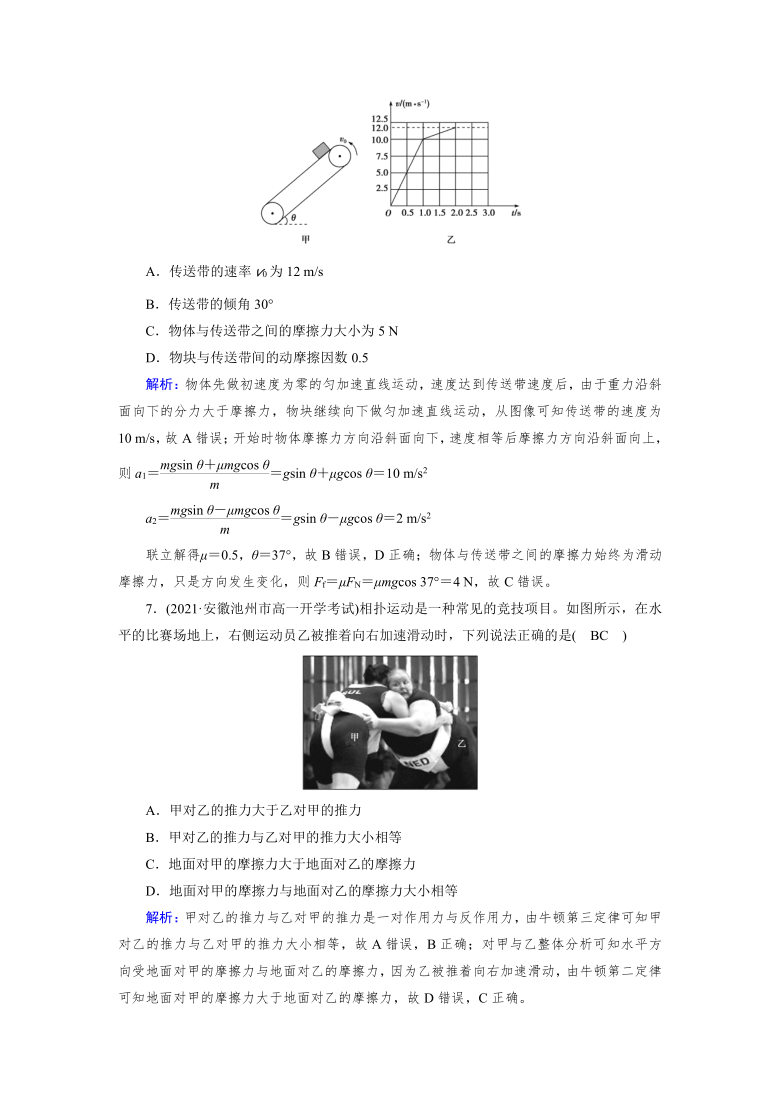 2021-2022学年高中物理必修第一册综合复习题 (Word版含答案)