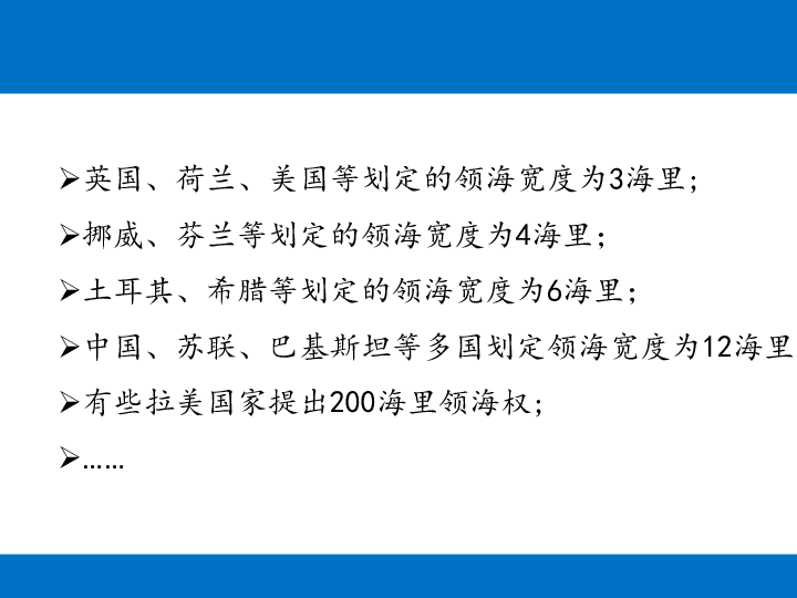 第一节 国际海洋法 课件 21张PPT