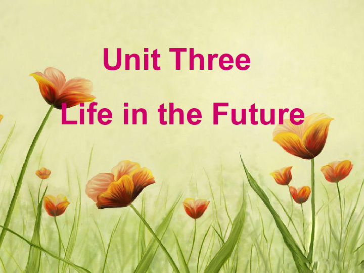 人教版高中英语必修五课件：unit 3 Life in the Future Language points（共23张PPT）