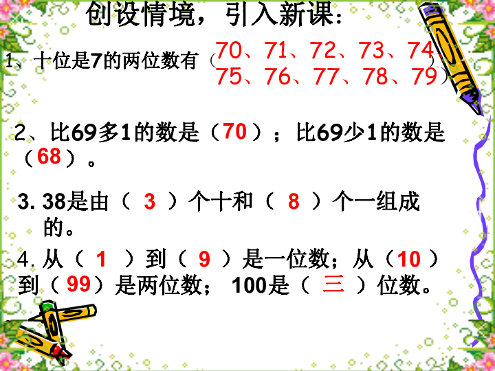 一年级数学下册课件两位数的大小比较人教版(共15张)