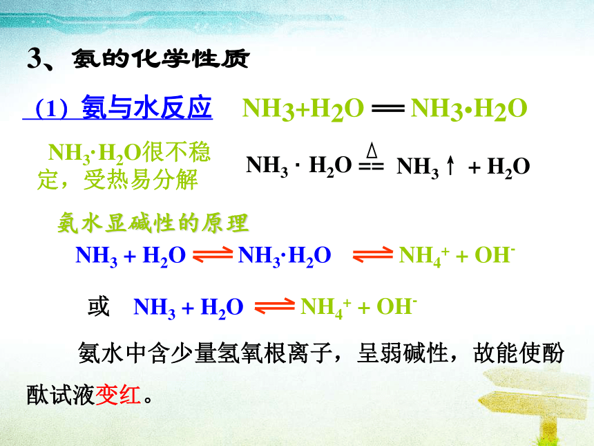 人教版高中化学必修1 4.4氨-硝酸-硫酸