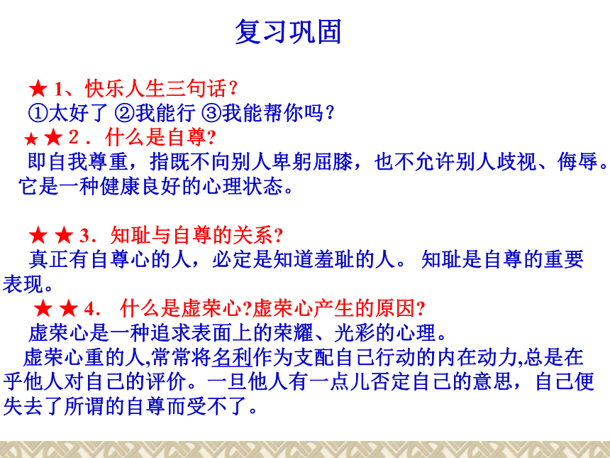 人教版思想品德七年级下册1.1.3《彼此尊重才能赢得尊重》 课件（共29张PPT）