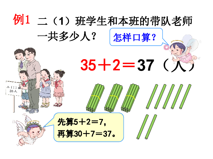 2.1.1不进位加 课件（共15张PPT）