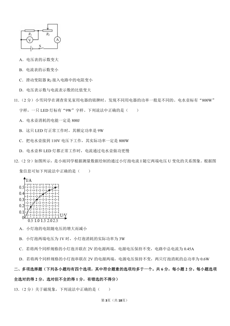 2020-2021学年北京市丰台区九年级（上）期末物理试卷（pdf+答案解析）