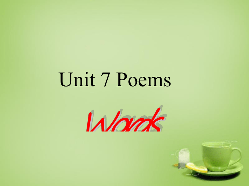 广东省深圳市 Module 4 Unit 7 Poems Words 课件 (2)-21世纪教育网