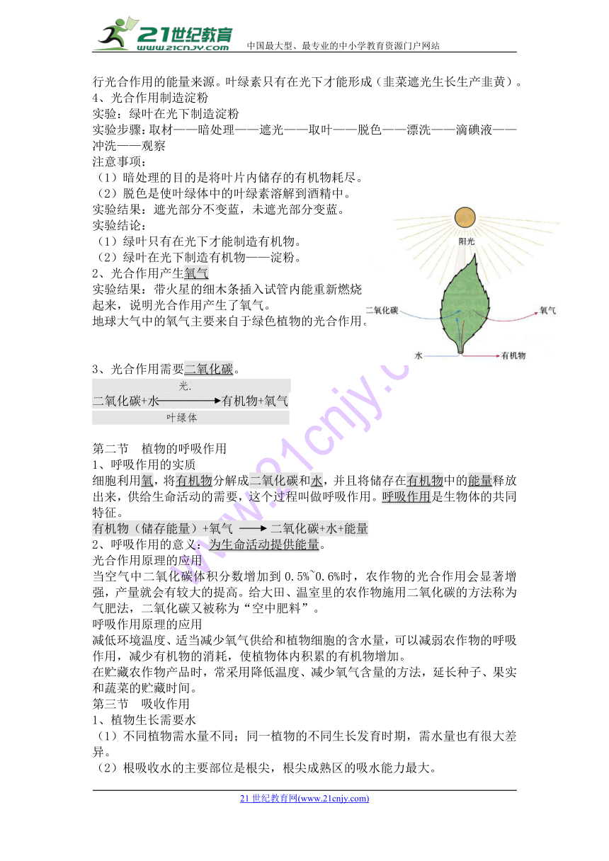 初中生物北师大版知识点复习资料大全