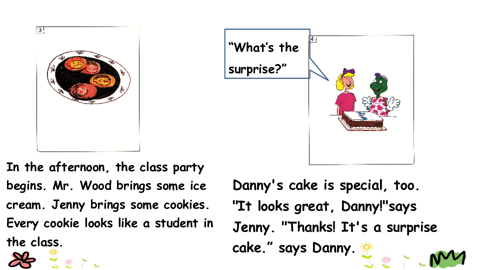 Lesson 24 Danny’s surprise cake 课件(18张PPT)无音视频