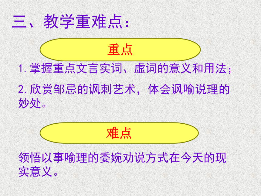 邹忌讽齐王纳谏