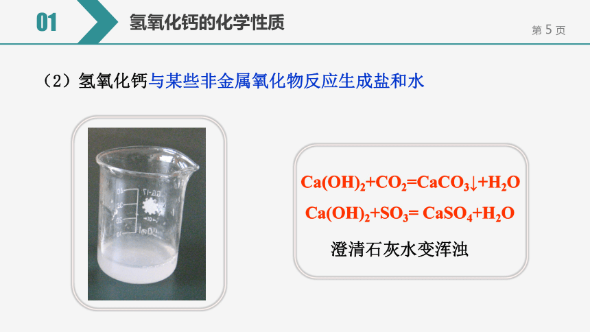 【备考2022】中考化学一轮复习微专题课件  81氢氧化钙的化学性质（12张ppt）