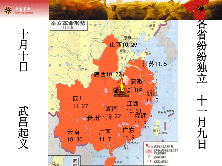 历史必修Ⅰ人教新课标第四单元第13课辛亥革命课件（35张）