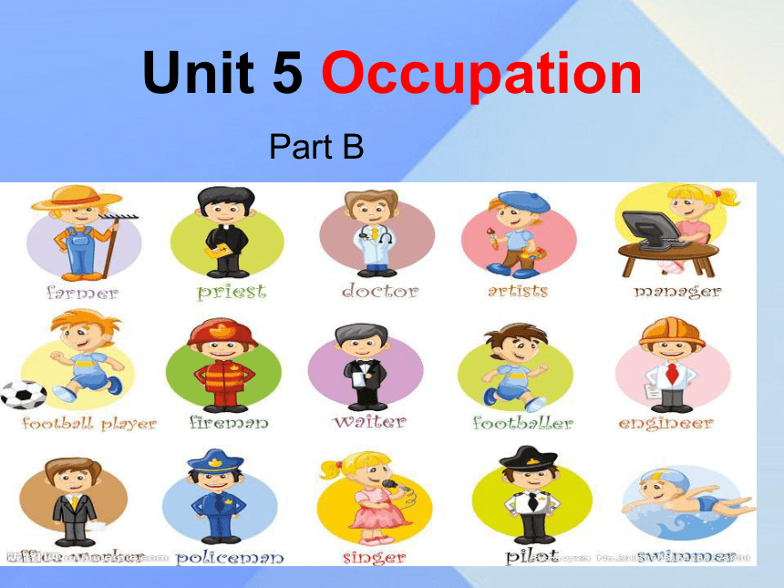 Unit 5 Occupation Part B 课件