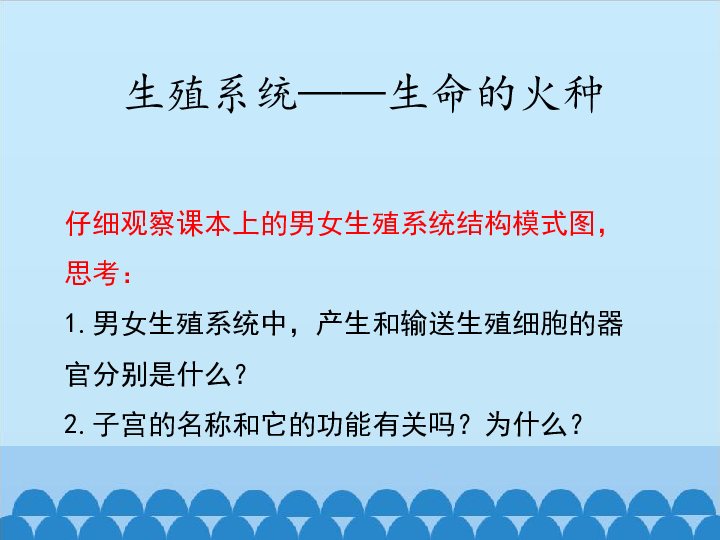 鲁科版七年级上册 生物课件 1.2  人的生殖课件(共24张PPT)