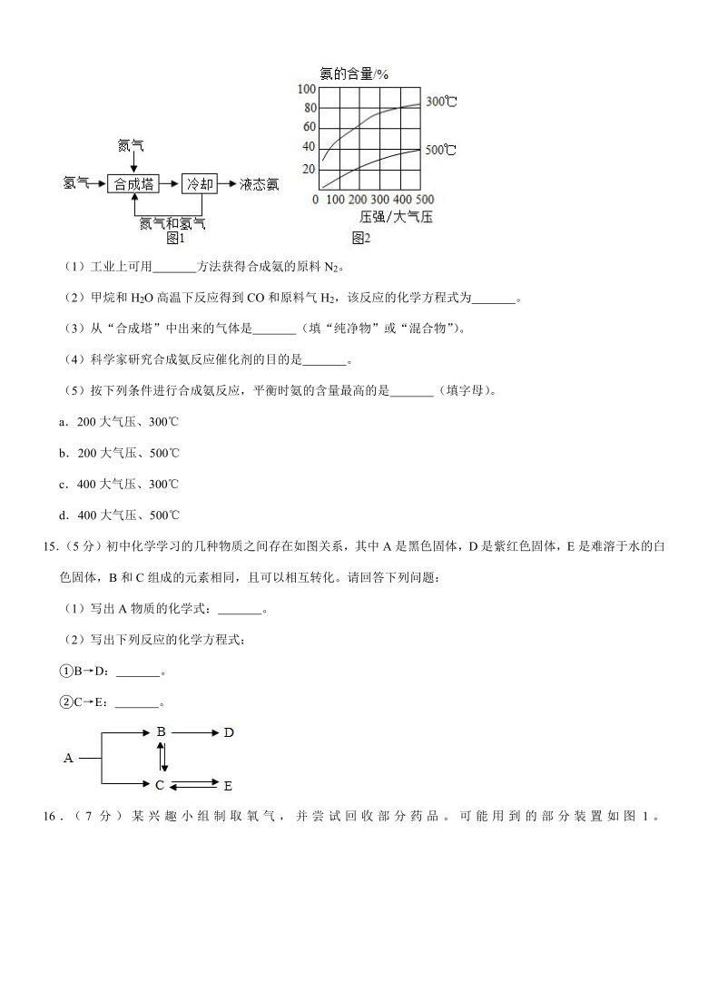 2020-2021学年山西省临汾市翼城县九年级（上）期末化学试卷（解析版）