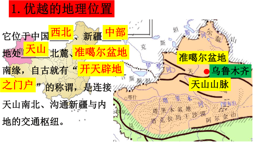 向西开放的重要门户——乌鲁木齐 课件