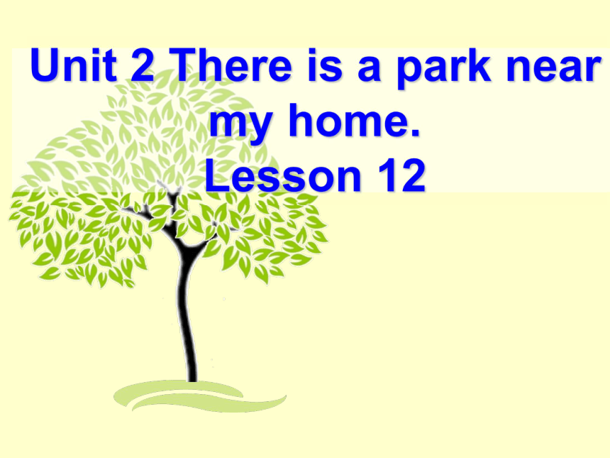 Unit 2 There is a park near my home. Lesson 12 课件