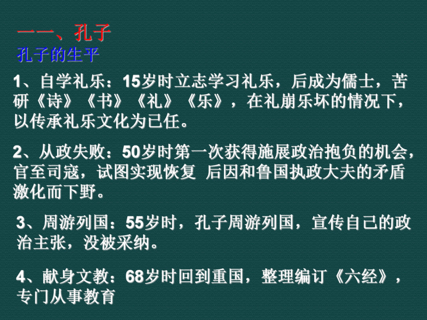 人民版选修4专题二《东西方的先哲》课件