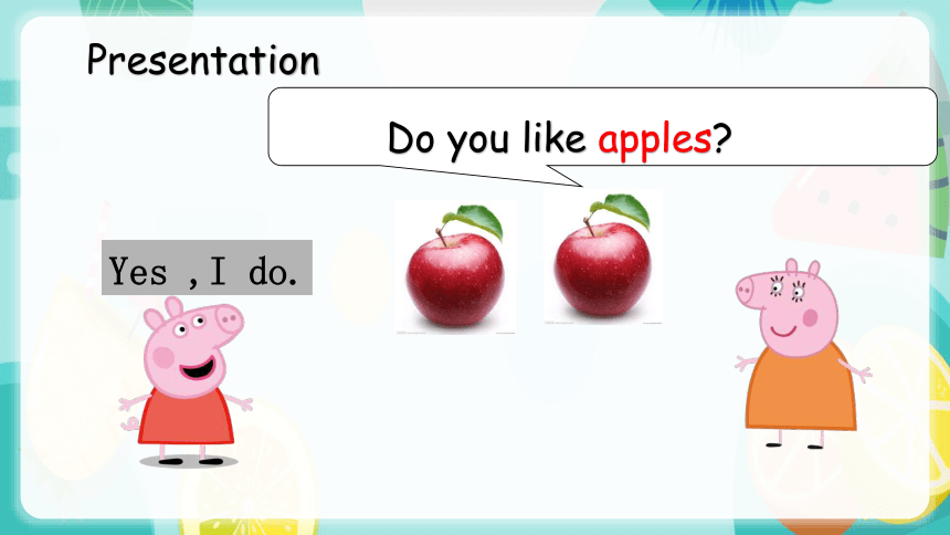 Unit 5 Do you like pears? Part A Let's talk课件（36张PPT）