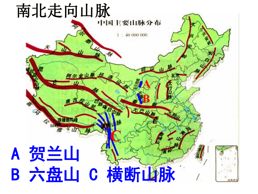 湘教版八上第二章第一节中国的主要山脉第一课时31张ppt
