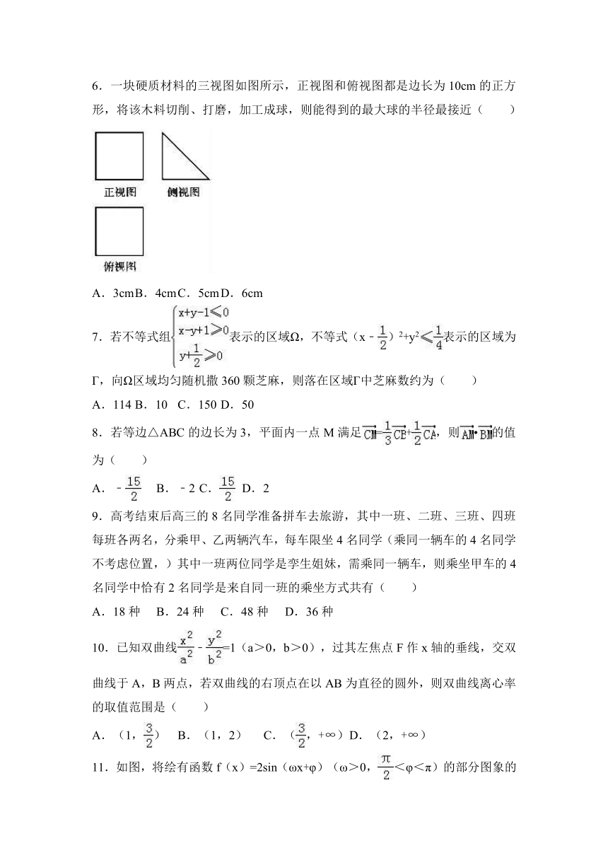 2017年河南省商丘市高考数学二模试卷（理科）（解析版）