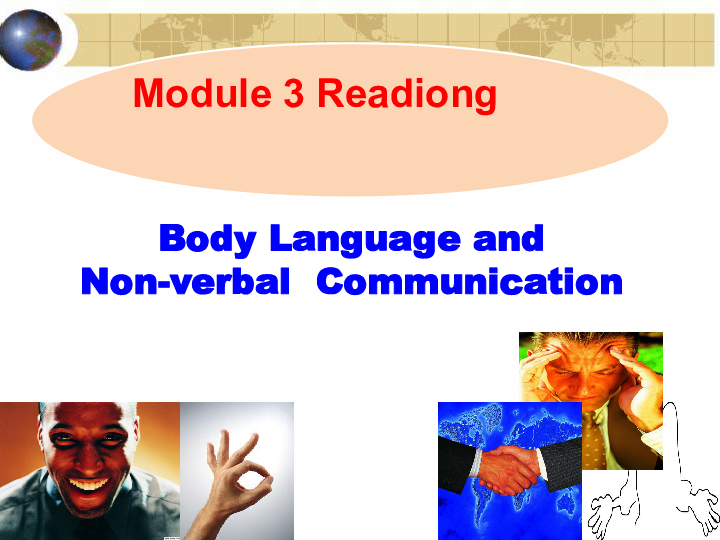 外研版Module 3 Body Language and Non-Verbal Communication Reading课件(共18张PPT)