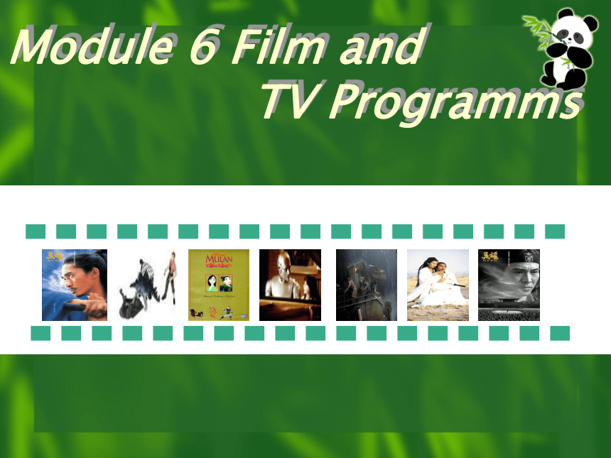 Module 6 Films and TV Programmes