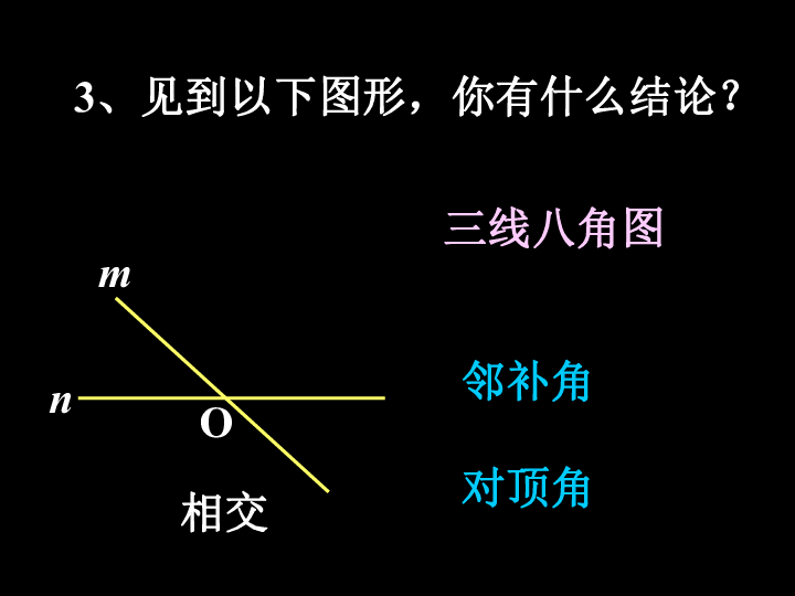 相交線與平行線複習