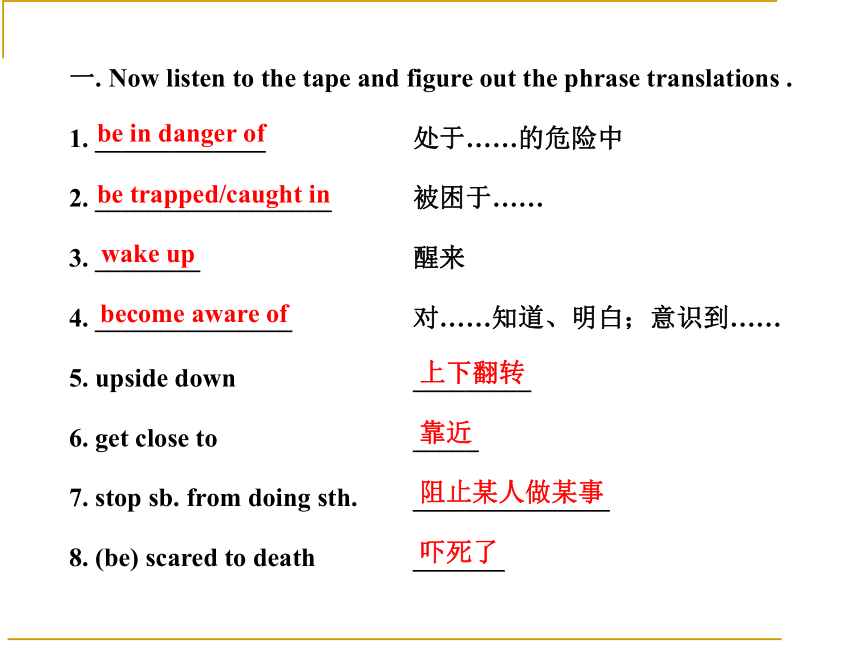 人教 选修7 unit3 Using Language  Under the sea(共32张PPT)