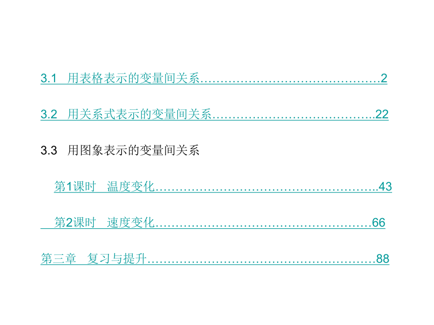 【课堂导练1+5】北师版数学七年级下册配套课件（图片版）第3章 变量之间的关系 （共99张PPT）