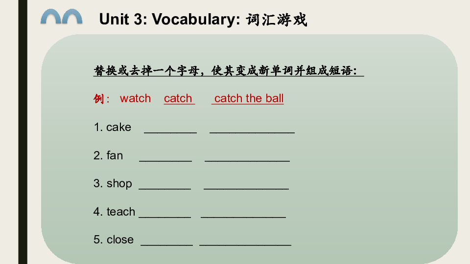 Unit 3 What Will You Do This Summer? Lesson13 ~Lesson 15 复习课件
