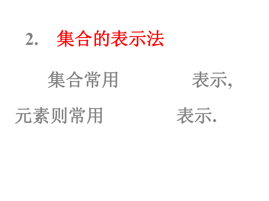 人教A版高中数学必修一1.1.1《集合的含义与表示》课件（21张）