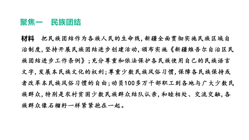 2021年中考道德与法治专题复习课件：维护民族团结　促进祖国统一（23张PPT）