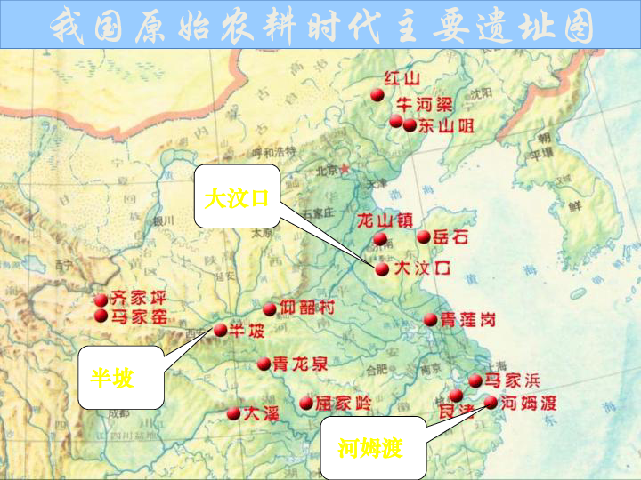 初中历史北师大版七年级上册新第一单元第2课原始农业与农耕聚落课件