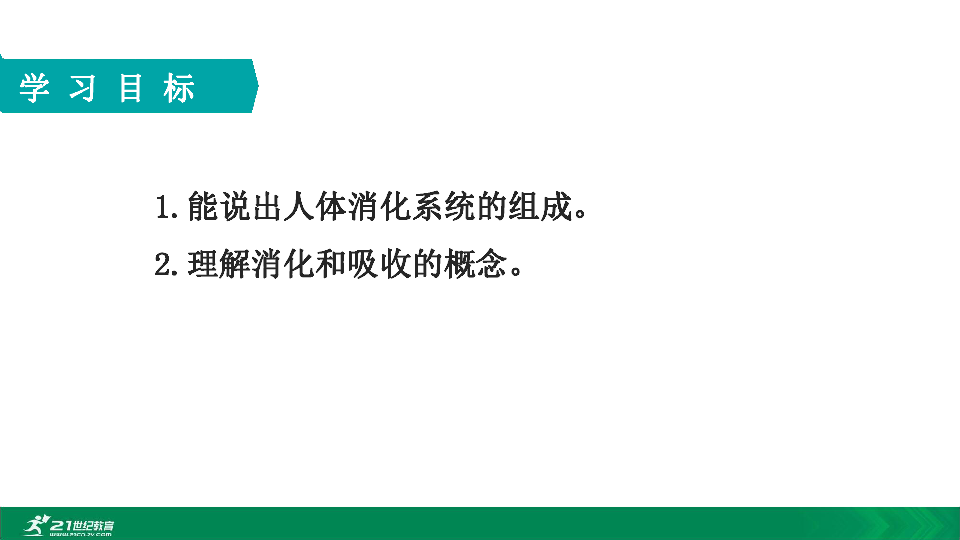 2020年春人教七下生物第二章第二节什么是消化、吸收 教学课件