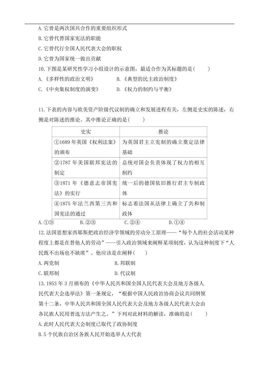 西藏拉萨市10校2017-2018学年高二下学期期末联考历史试卷