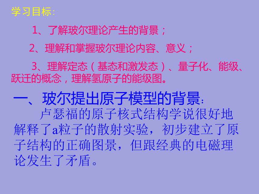 湖北省丹江口市第一中学高中物理选修3-5课件：第十八章 第四节 玻尔的原子模型 (共15张PPT)