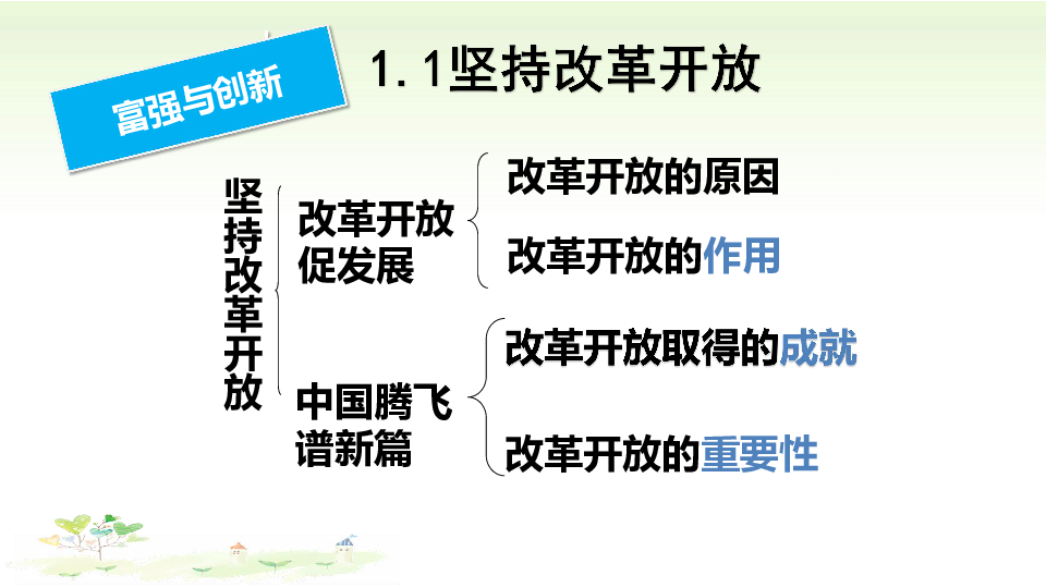 人教版九年级道德与法治上册11坚持改革开放课件41张ppt