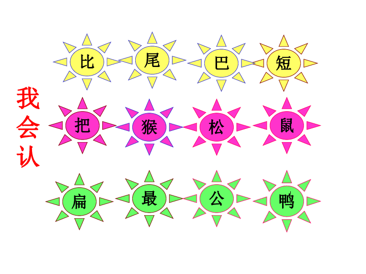 人教部编版一年级上册语文优秀课件 课文6《比尾巴》（19张ppt）